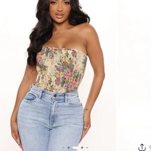 Fashion Nova Jacquard Corset